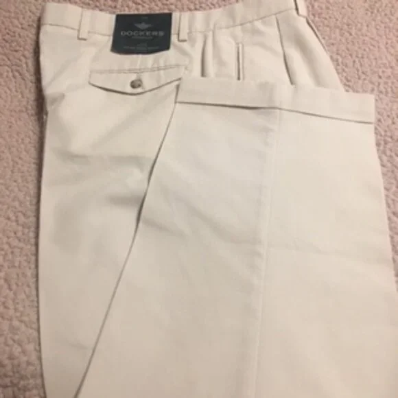 Men's Vintage Dockers Premium NEW with Tags Double Pleated Pants36 x 30